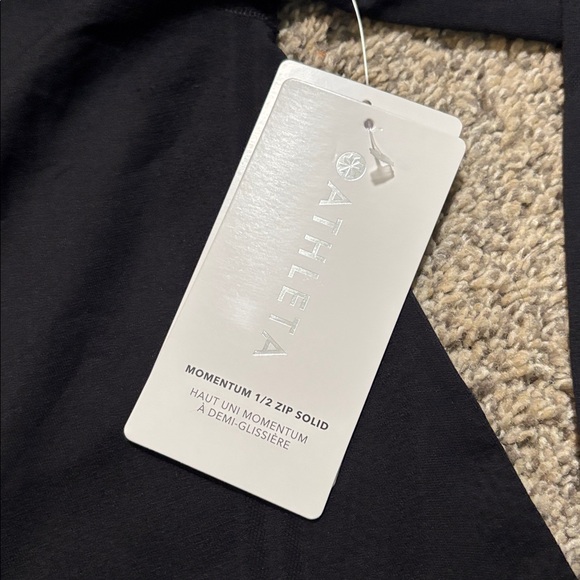 Athleta Momentum Half-Zip Pullover size large NWT - Picture 2 of 6